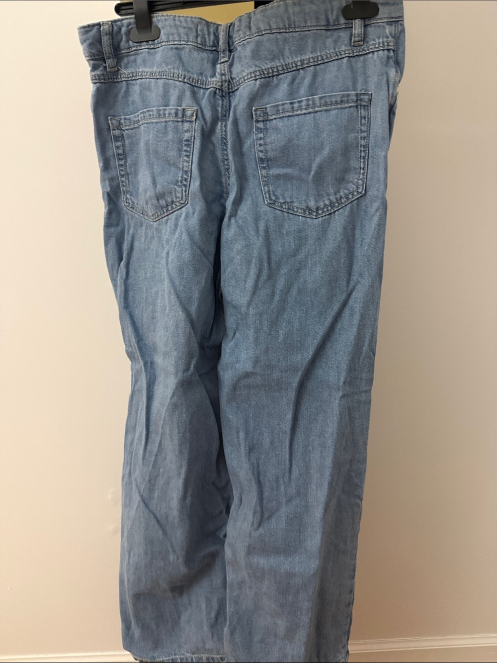 Primark Light Blue Kids Denim Jeans with Drawstring Waist - Picture 3 of 3